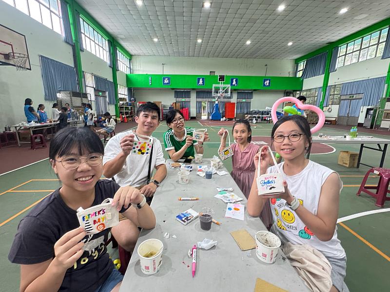 苗栗縣公館鄉團委會「超人爸爸的綠色任務」父親節手作體驗營 親子同樂歡慶父親節