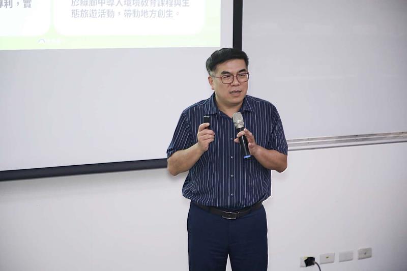 環境部部長彭啟明強調都市林推動需中央、地方及全民共同參與。
