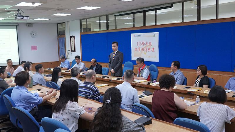 育達科技大學王育文董事長致詞。