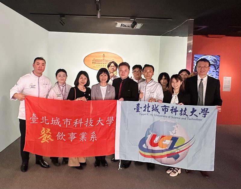 城市科大餐飲系國際爭光獲總統接見。