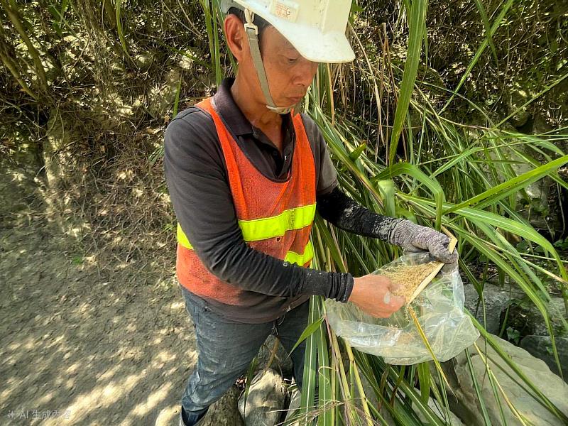 導入「現地採集、現地復育」理念，採取健康開卡蘆種子進行撒播。