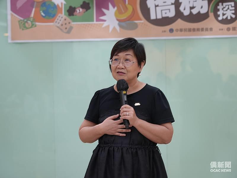 僑務委員會委員長徐佳青出席「115年僑務探索營結業式」,勉勵學員勇於實踐夢想,為臺灣的僑務與外交工作盡一份力。