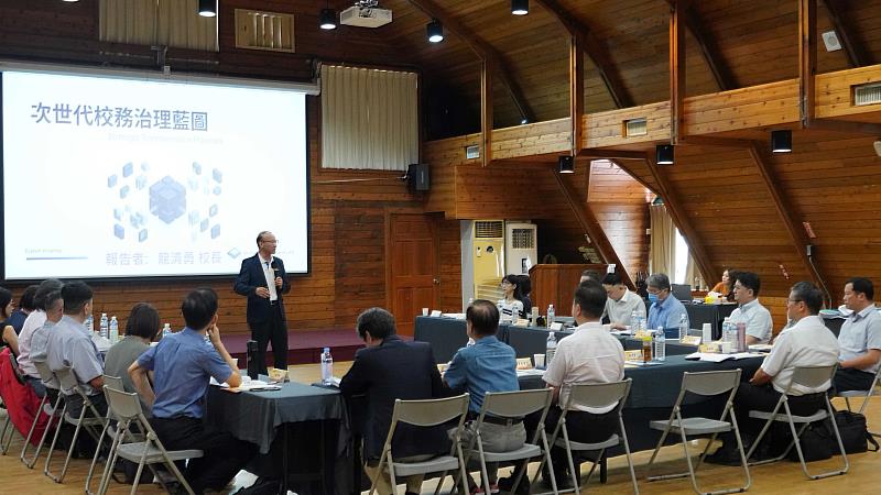 育達科大115學年度主管共識營凝聚行動共識以「成就學生」為中心 打造智慧永續新願景,龍清勇校長致詞。