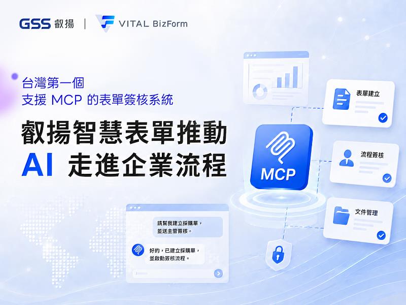 臺灣第一個支援 MCP 的表單簽核系統,叡揚智慧表單推動 AI 走進企業流程