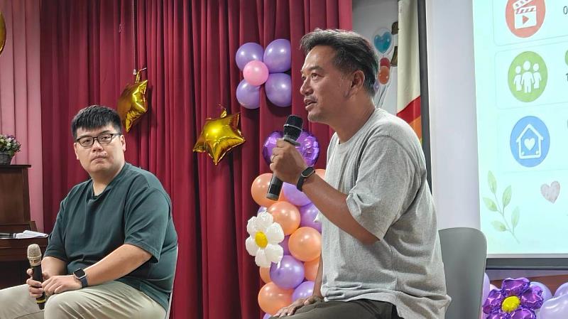 張翰現身臺東岩灣暢聊「家的故事」 跨界對談凝聚社區防暴守護力