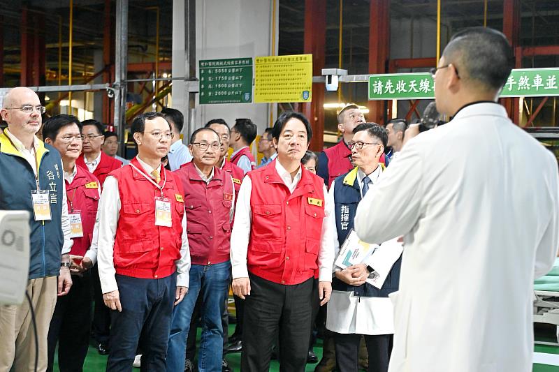 新北市配合中央政府辦理2026城鎮韌性演習,總統蒞臨視導。