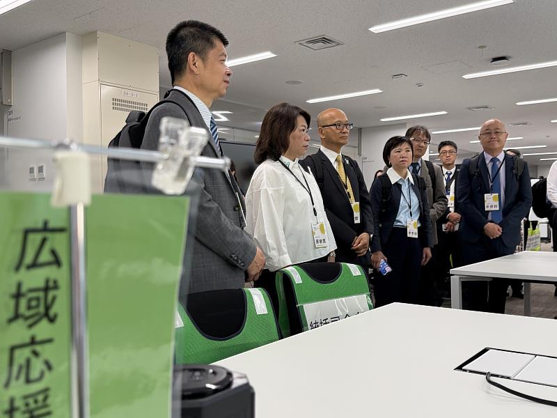 市府團隊參訪愛媛縣廳第二別館,交流防災韌性培植經驗。
