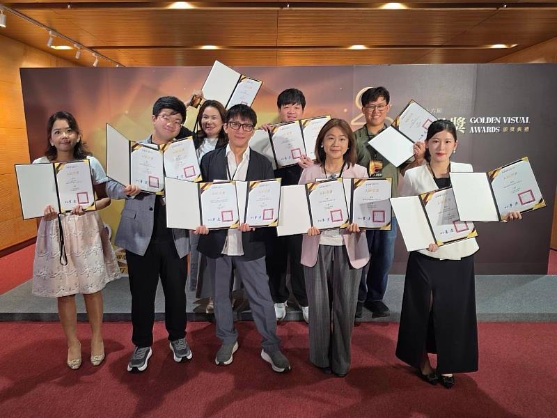 中嘉集團第26屆「金視獎」大放異彩，連年奪「年度系統躍進獎」最大獎! 在地內容製播與創新實力獲評審肯定，抱走節目類半數獎項。