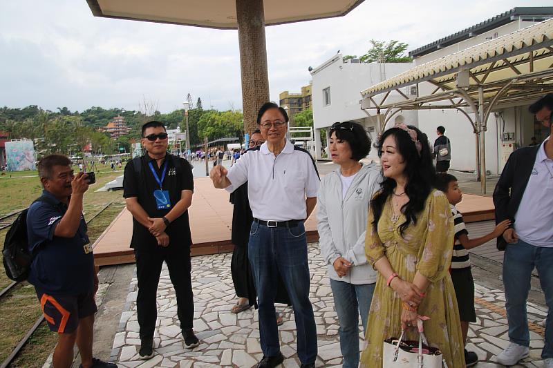 張善政率桃園市府團隊走訪東博會 饒慶鈴分享城市策展經驗