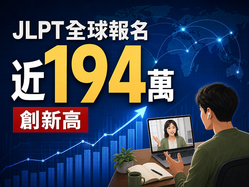 JLPT全球報名創新高 敢開口成日語新課題|中央社財經訊息平台