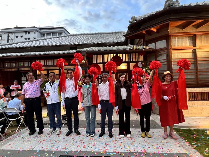 客委會主任秘書吳克能出席西螺客町文化館開幕剪綵。