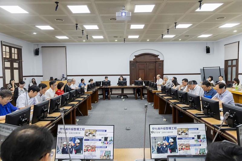 新竹市政府今（18）日召開市務會議，由市長高虹安主持。