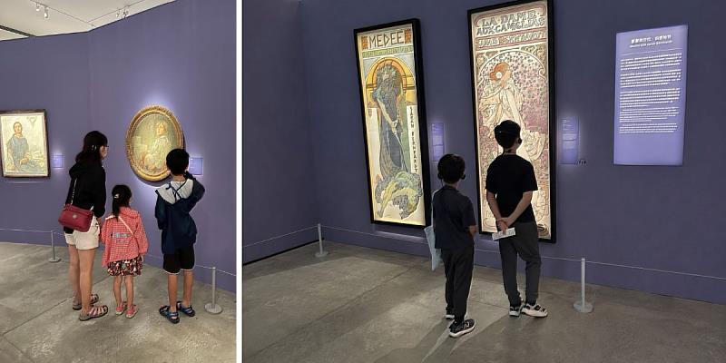 透過邊看展、邊觀察、邊創作,美術館成為孩子的藝術教室。/時藝多媒體提供