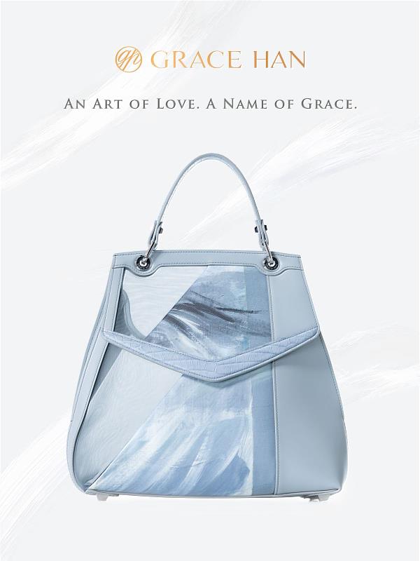 Grace Han以皮革工藝與藝術創作為品牌核心,透過此次合作支持兒少藝術教育與永續理念。
