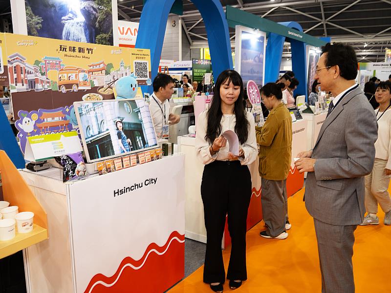 竹市深耕新加坡最大旅展!「剛剛好的城市-剛剛好的旅行」驚豔星馬國際市場。