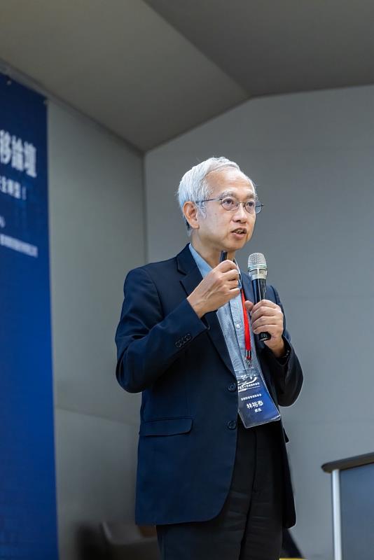 圖說：8月13日舉辦「2026 金融業後量子密碼遷移論壇」，金管會林裕泰處長以「金融業後量子遷移的挑戰與因應策略」為題，分享金融業面臨的挑戰與策略方向。