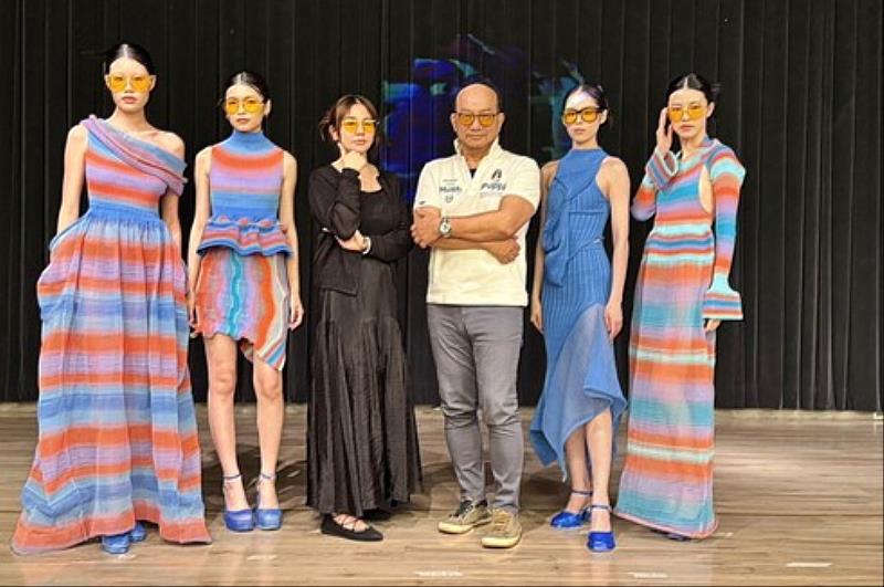 輔大織品系與友校材料系跨域合作 打造無藍害時裝秀