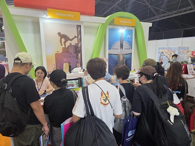 市府參展新加坡最大出境旅展NATAS Holidays獲高詢問度、人氣夯。