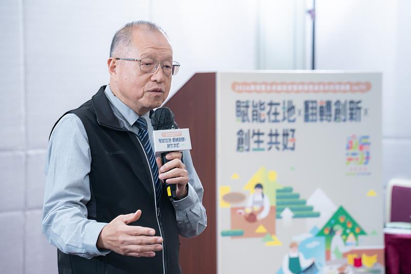 CPC張寶誠總經理於會中期勉食品餐飲業深化品牌競爭力。圖／CPC提供