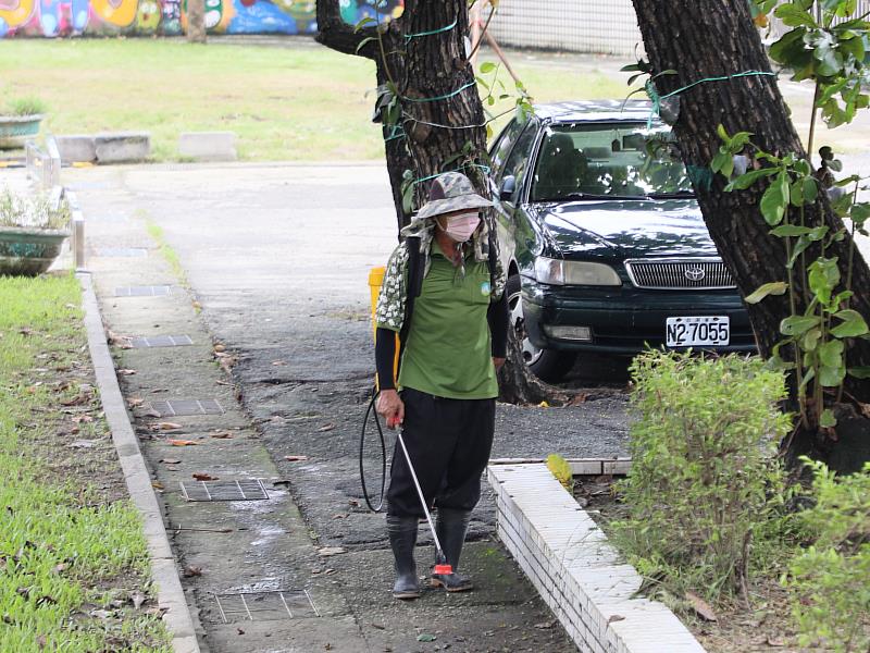 開學倒數 翁章梁視察義竹國中整備工作 守護師生安心學習
