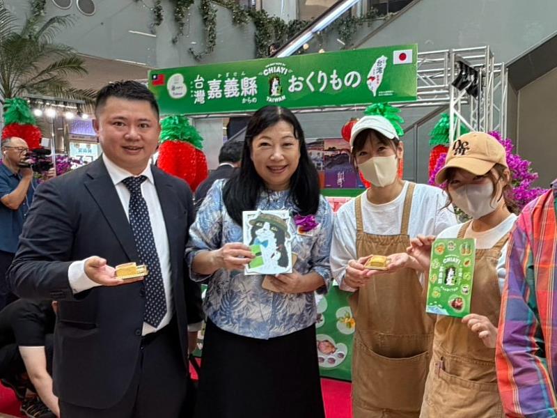 「嘉義優鮮」2度登陸宮崎！機場展售再升級 3大道之驛拓長期通路