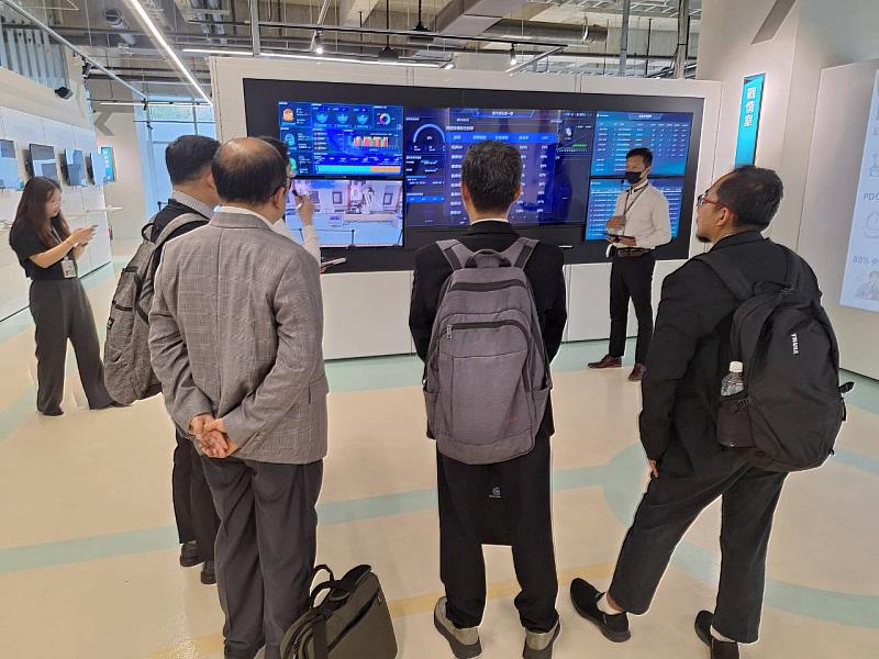 鼎新數智（Digiwin）AIoT體驗中心現場。
