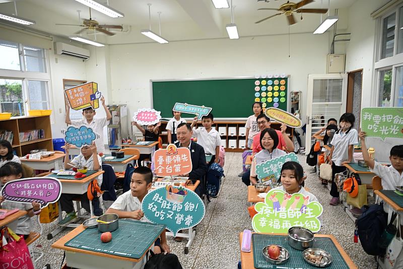 臺東營養午餐再升級 餐費提高比照臺北市 免費補助擴及私立國中小學生