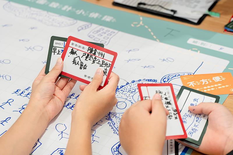 透過互相訪談問出校園中現存的問題(成州國小)。