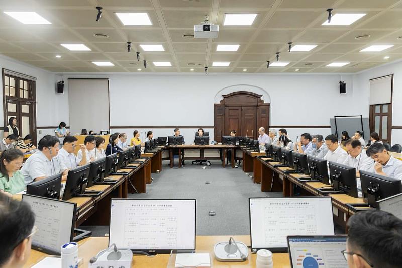 新竹市政府今日召開市務會議,由高虹安市長主持。