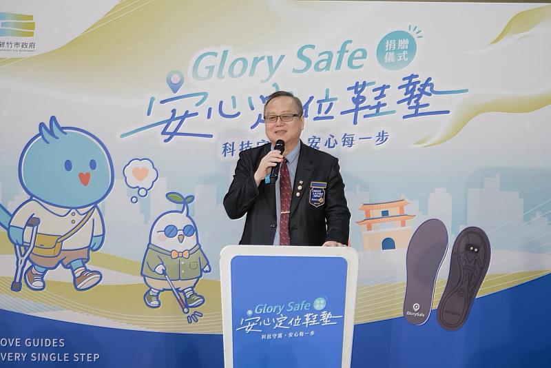 國際扶輪社3501區何川澤總監致詞。