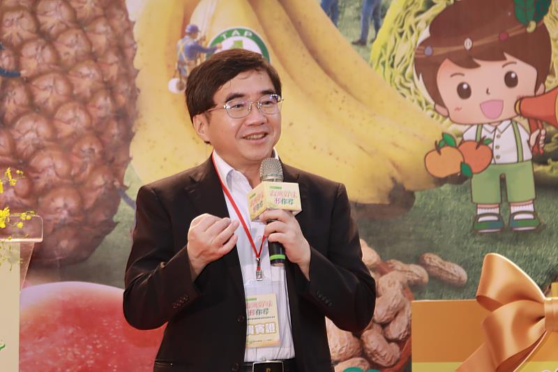 農糧署陳啓榮副署長致詞。