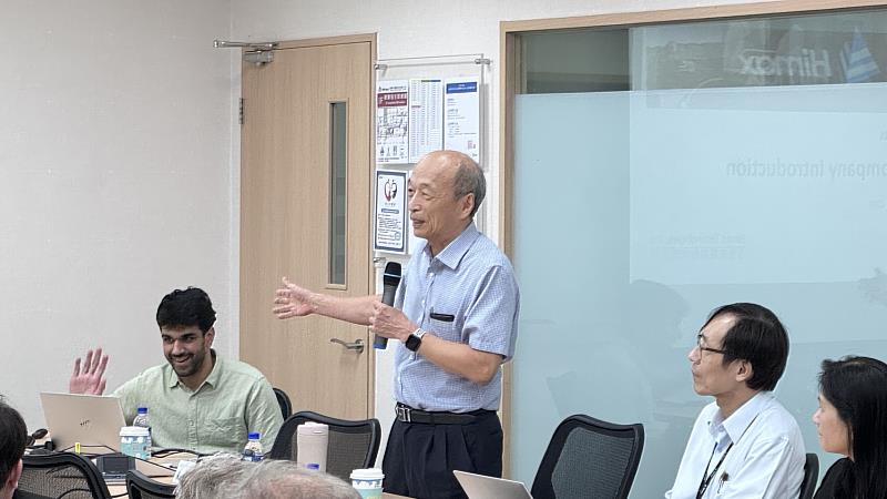 美國訪團參訪奇景光電（Himax Technologies），進一步了解臺灣半導體產業發展、人才需求及產學合作環境。