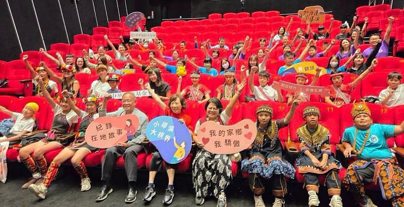 中華電信基金會為小導演盛大舉辦人生第一場創作首映會。