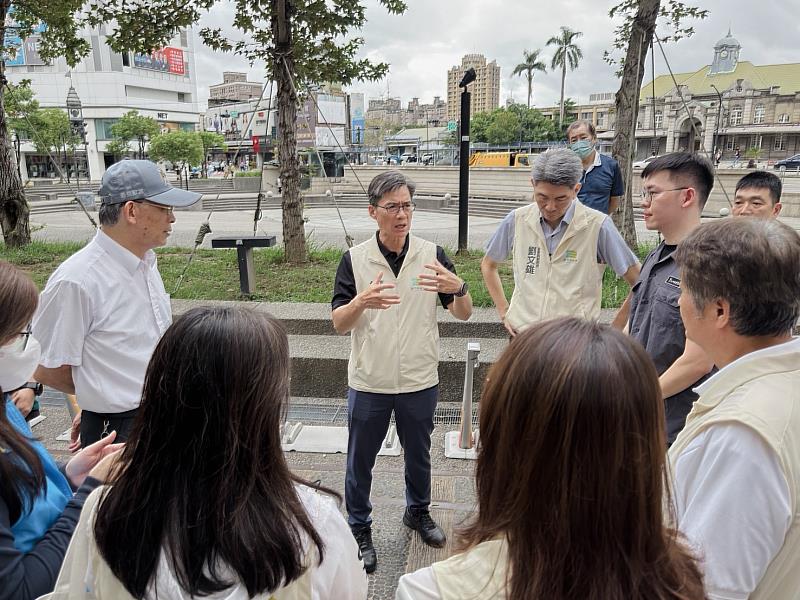 新竹市政府跨局處關懷街友。