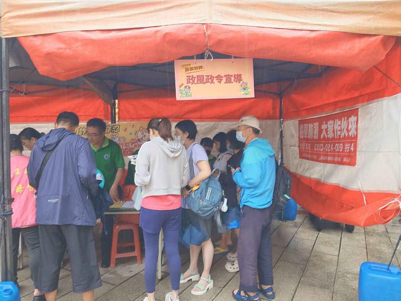 誠信反詐前進大士爺文化祭 持續宣導不間斷