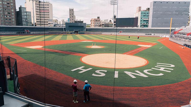 市府邀請國際專業運動場地認證機構Labosport檢測(資料照)