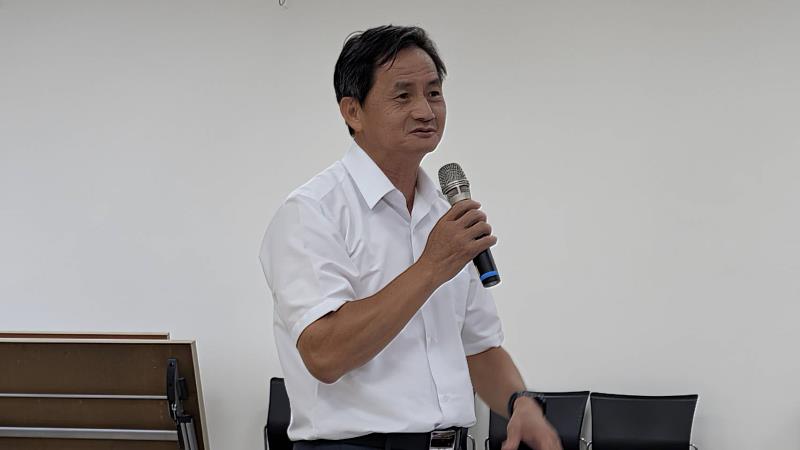 李政賢分署長說明平台推動理念。