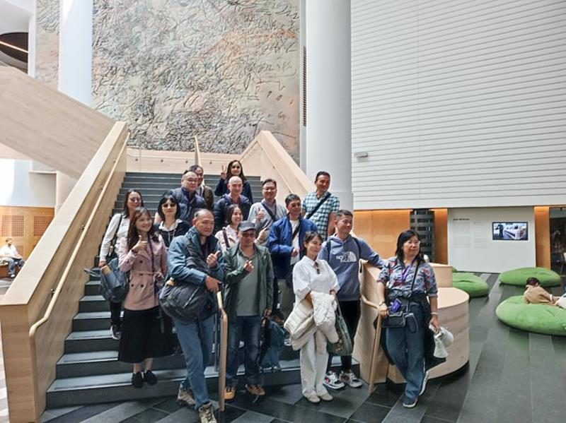 課程期間CPaGE安排北商大研習人員參觀舊金山現代藝術博物館（SFMOMA）。