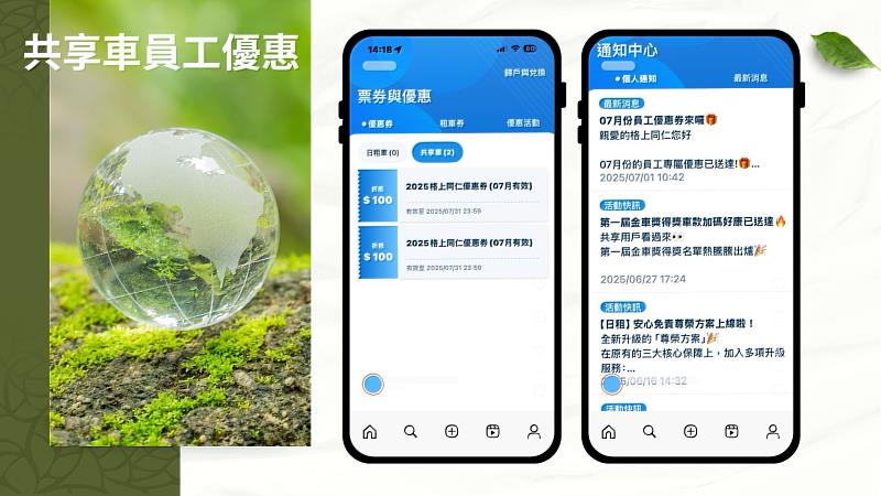 格上租車從自身做起，以實際行動鼓勵員工使用共享運具降低通勤碳排。