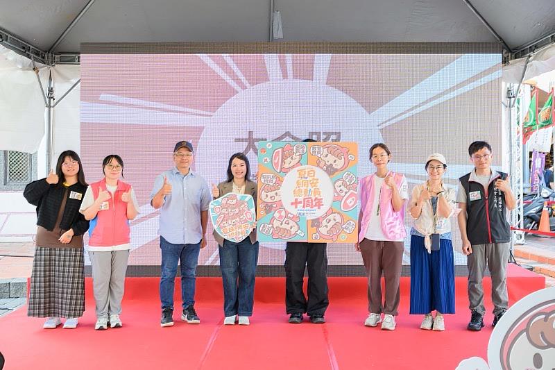 鹿港場邀請設攤單位參與守護儀式