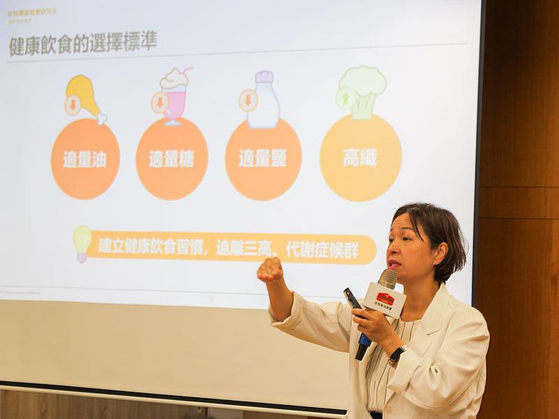 營養師陳玉蘭分享瘦腰三招與營養認知，守護家庭照顧者的健康。