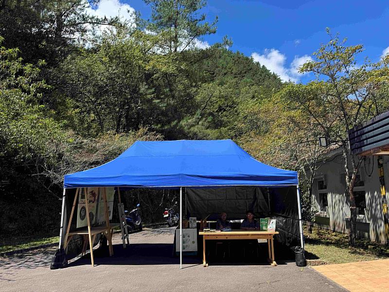 武陵森林遊樂區臨時服務處，服務不中斷