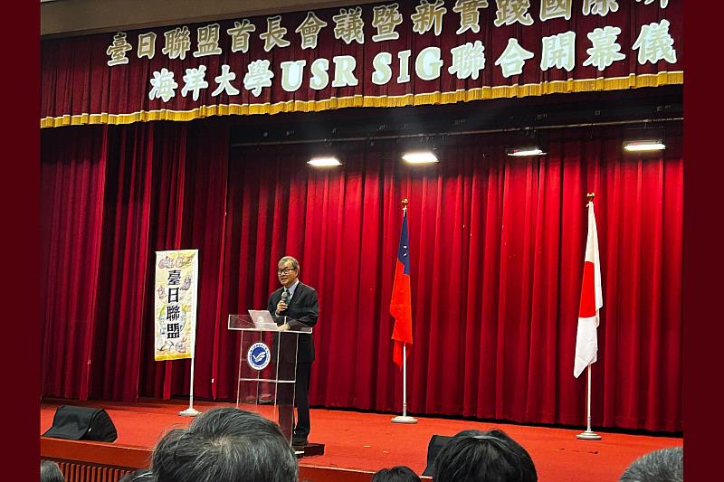 圖說:教育部鄭英耀部長親臨臺日聯盟現場，肯定跨國共創成果。