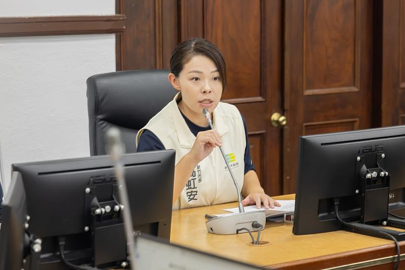 圖說1.高虹安市長主持本週市務會議。
