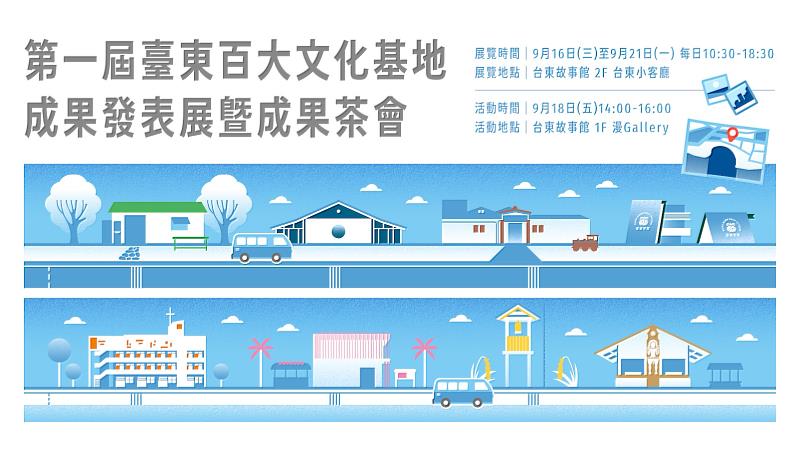 臺東8處百大文化基地再聚 首屆串連成果發表展9/16登場