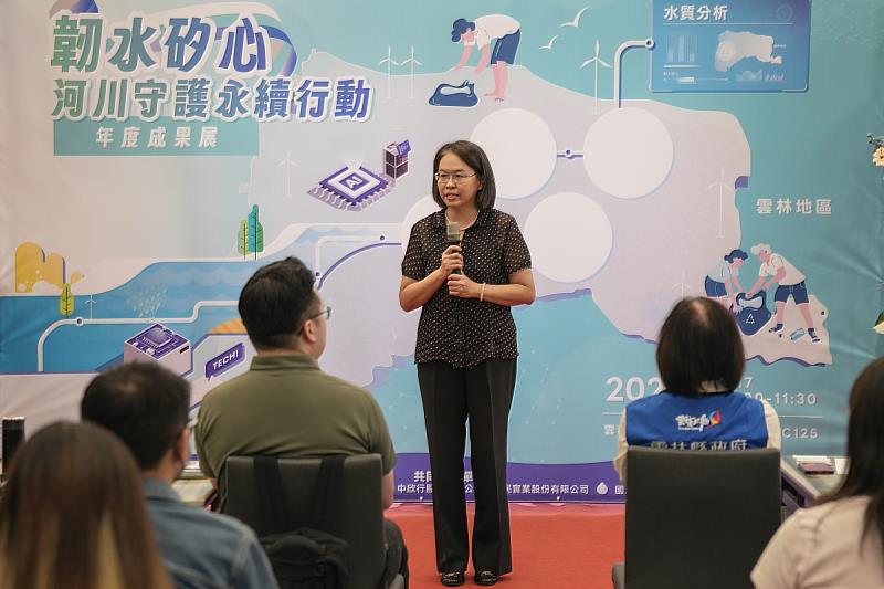 雲科大郭昭吟教授表示計畫團隊整累積成果作為下一階段導入AI分析與智慧預警的重要基礎。