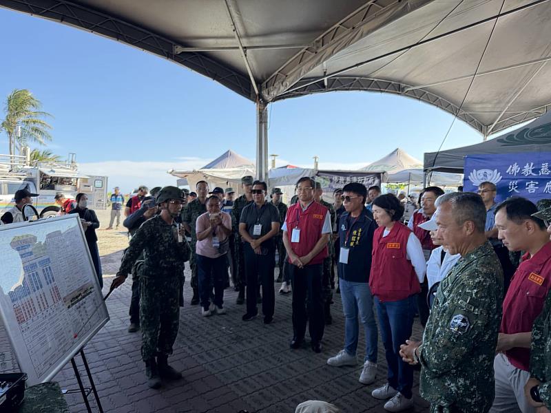 國家防災日震災演練 饒慶鈴率隊觀摩跨縣市搜救、DMAT醫療與避難收容實戰
