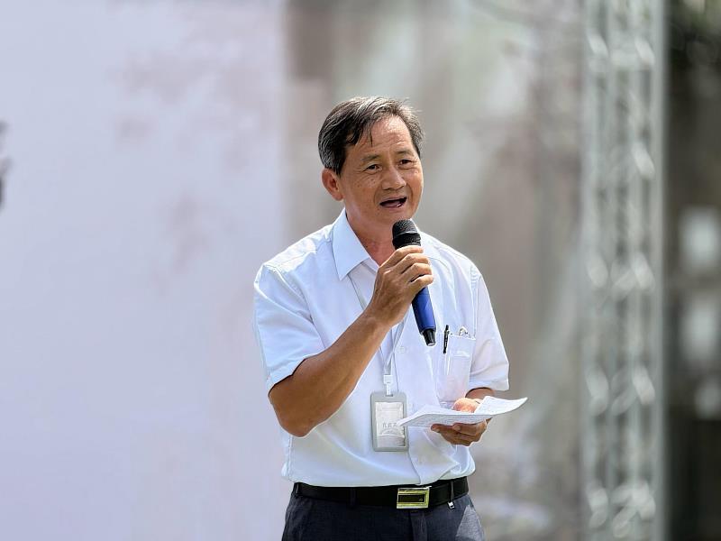 林業及自然保育署屏東分署李政賢分署長於開幕儀式致詞。