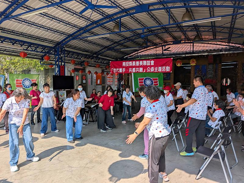 團康活動。