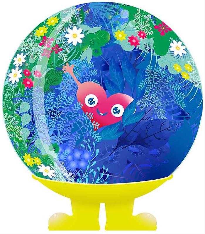 GREEN×EXPO 2027官方吉祥物「トゥンクトゥンク（Tunk Tunk）」也期待與來自日本及世界各地的旅客見面。